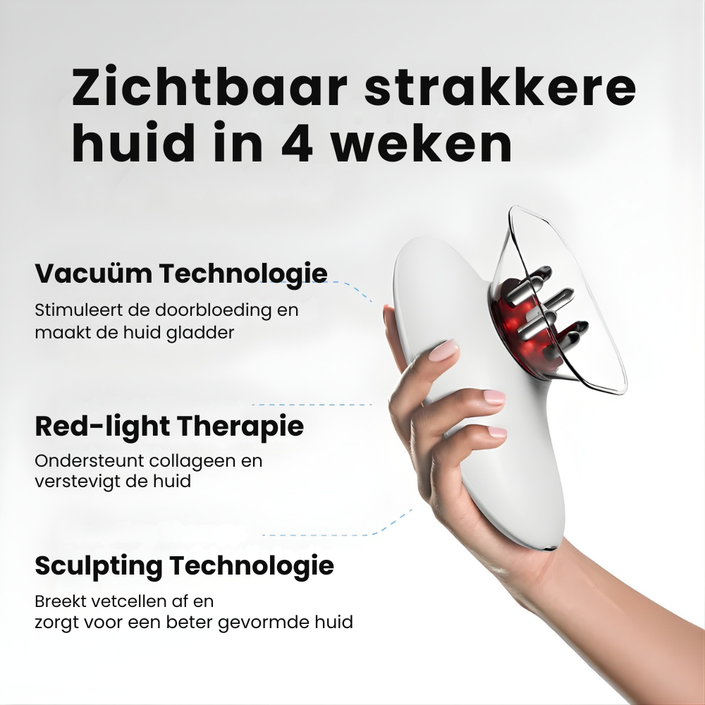 DermaSculpt design en knoppen – 3-in-1 anti-cellulite apparaat – ElleCera