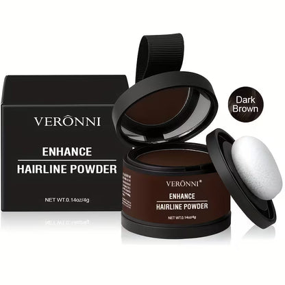 HairLine Perfect Poeder bruine tint – haarlijn poeder voor donker bruin haar – ElleCera