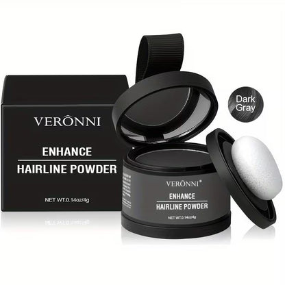 HairLine Perfect Poeder grijze tint – haarlijn bijwerken donker grijs haar – ElleCera