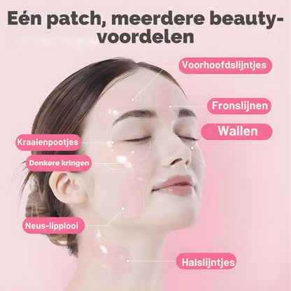HydroGel Eye Patches voordelen – collageen hydratatie anti-wallen infographic – ElleCera