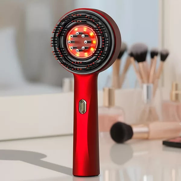 ReviveBrush draadloos en oplaadbaar via USB – compact hoofdhuidmassage apparaat thuis – ElleCera