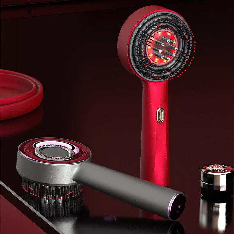 ReviveBrush 3-in-1 systeem – elektrische hoofdhuidmassage met LED en haarolie applicatie in één – ElleCera